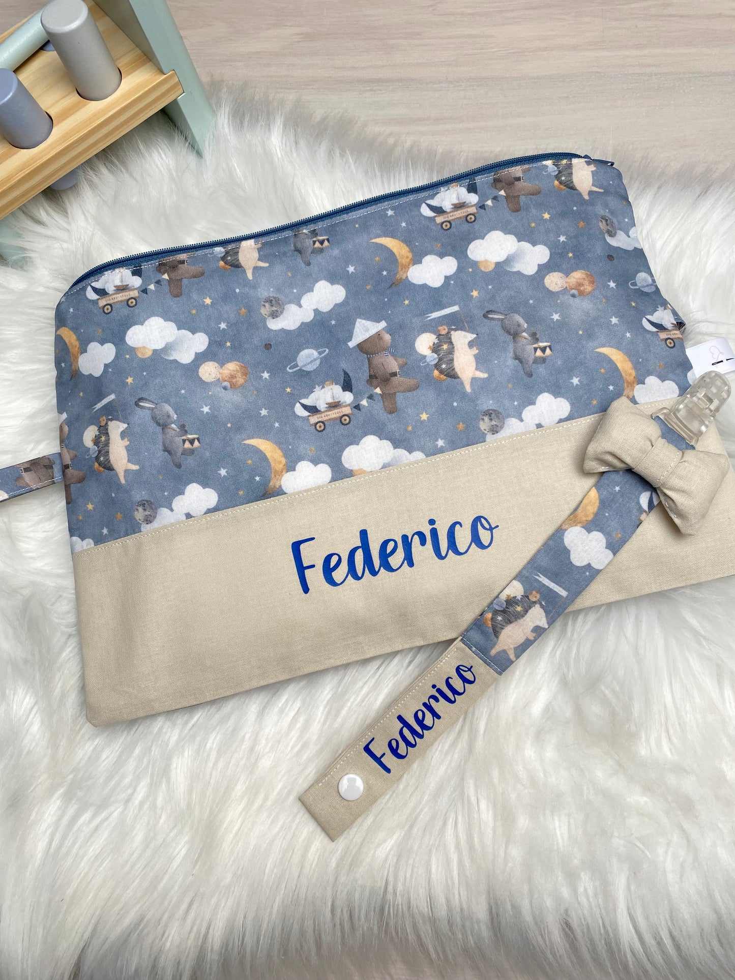 Pochette con Zip